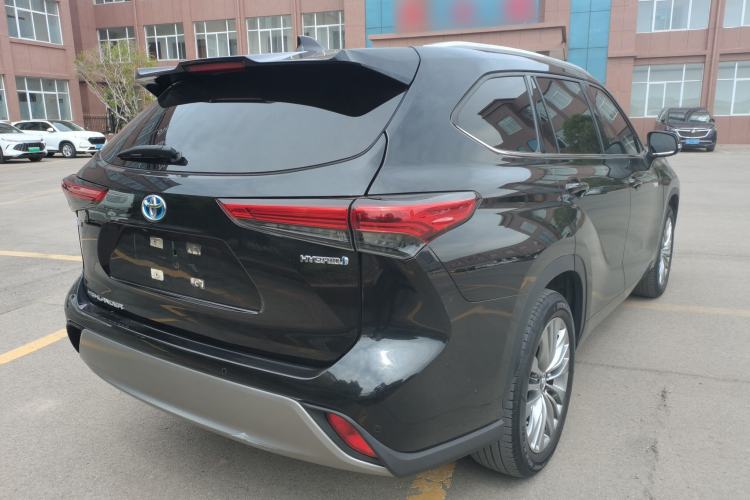 Used Toyota Highlander 2022 Dual-Engine 2.5L Two-Wheel Drive Prestige Edition 7-Seater Rear Right 45 Deg