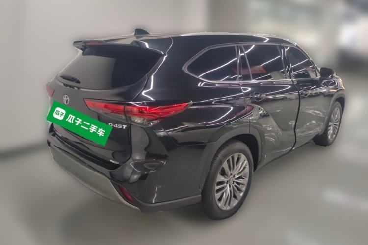 Used Toyota Highlander 2022 380T Four-Wheel Drive Prestige Edition 7-Seater Rear Right 45 Deg