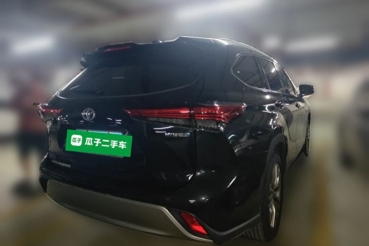 Used Toyota Highlander 2022 Dual-Engine 2.5L Two-Wheel Drive Prestige Edition 7-Seater Rear Right 45 Deg