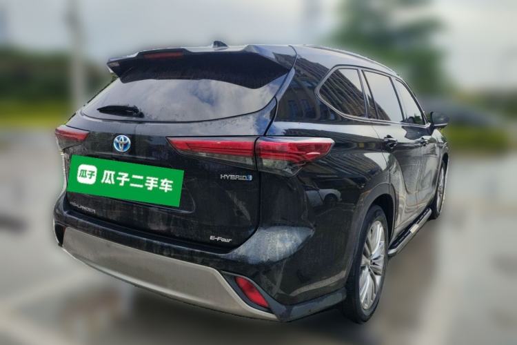 Used Toyota Highlander 2022 Dual-Engine 2.5L Four-Wheel Drive Prestige Version 7 Seats Rear Right 45 Deg