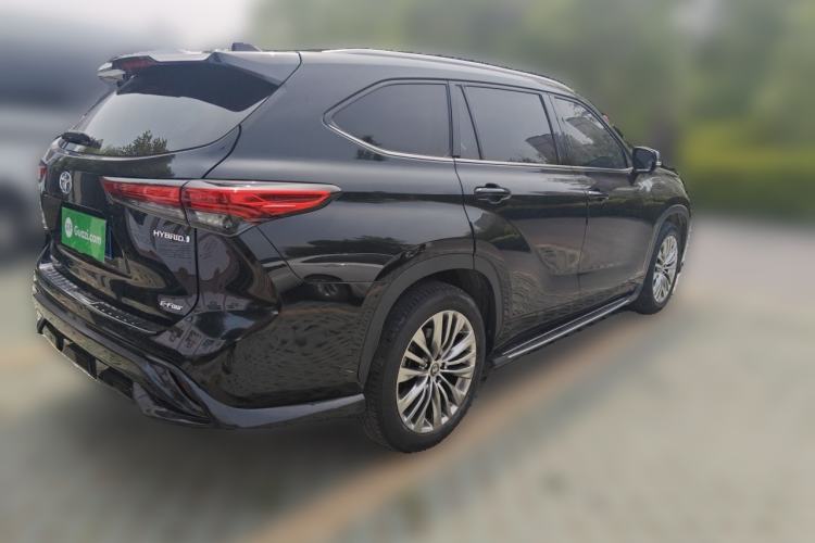 Used Toyota Highlander 2022 Dual-Engine 2.5L Four-Wheel Drive Prestige Version 7 Seats Rear Right 45 Deg