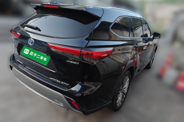 Used Toyota Highlander 2022 Dual-Engine 2.5L Four-Wheel Drive Supreme Edition 7-Seater Rear Right 45 Deg