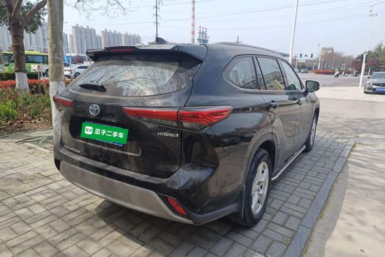Used Toyota Highlander 2022 Dual-Engine 2.5L Two-Wheel Drive Elite Edition 5 Seats Rear Right 45 Deg