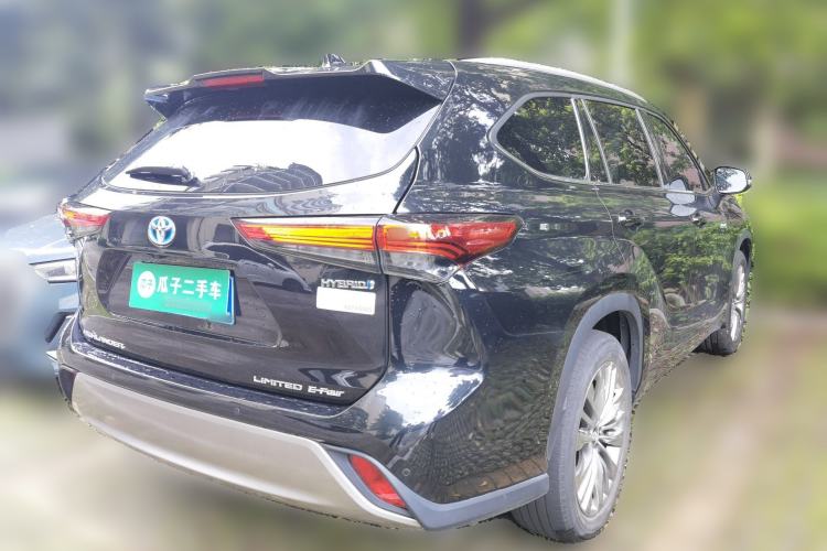 Used Toyota Highlander 2022 Dual-Engine 2.5L Four-Wheel Drive Prestige Version 7 Seats Rear Right 45 Deg