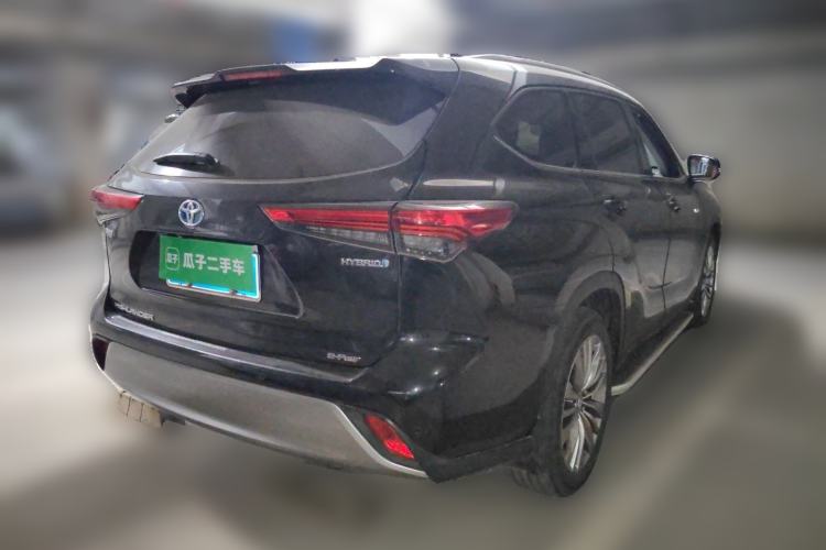 Used Toyota Highlander 2022 Dual-Engine 2.5L Four-Wheel Drive Prestige Version 7 Seats Rear Right 45 Deg