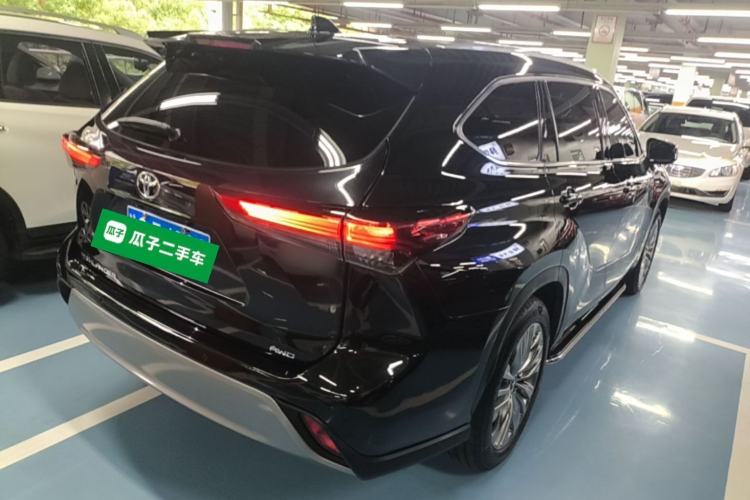 Used Toyota Highlander 2022 380T Four-Wheel Drive Prestige Edition 7-Seater Rear Right 45 Deg