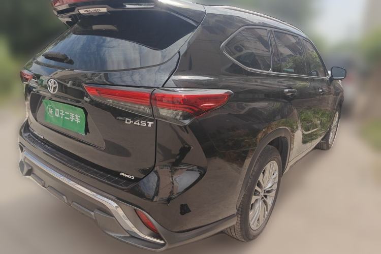 Used Toyota Highlander 2022 380T Four-Wheel Drive Ultimate 7-Seater Rear Right 45 Deg