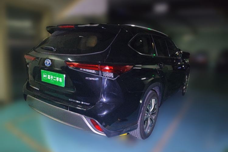 Used Toyota Highlander 2022 Dual-Engine 2.5L Four-Wheel Drive Supreme Edition 7-Seater Rear Right 45 Deg