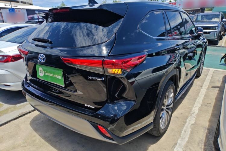 Used Toyota Highlander 2022 Dual-Engine 2.5L Four-Wheel Drive Prestige Version 7 Seats Rear Right 45 Deg