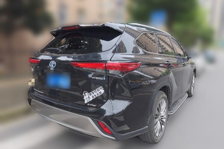 Used Toyota Highlander 2022 Dual-Engine 2.5L Four-Wheel Drive Prestige Version 7 Seats Rear Right 45 Deg