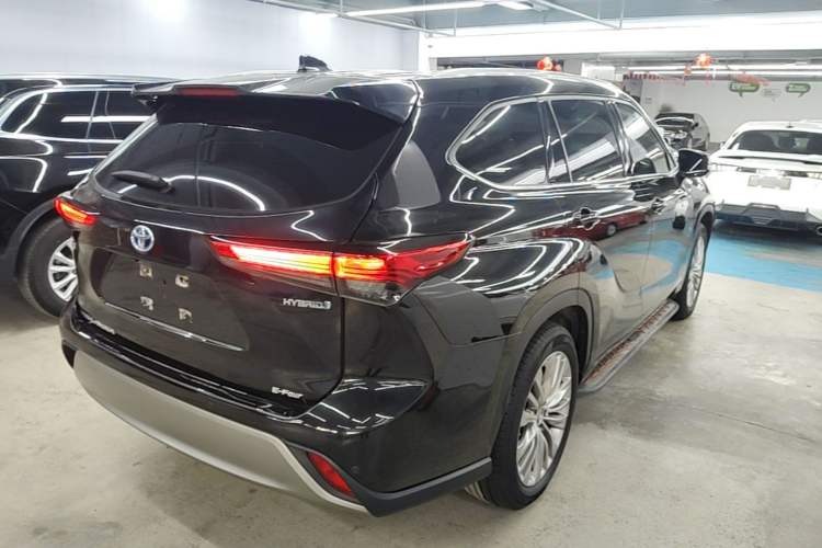 Used Toyota Highlander 2022 Dual-Engine 2.5L Four-Wheel Drive Prestige Version 7 Seats Rear Right 45 Deg