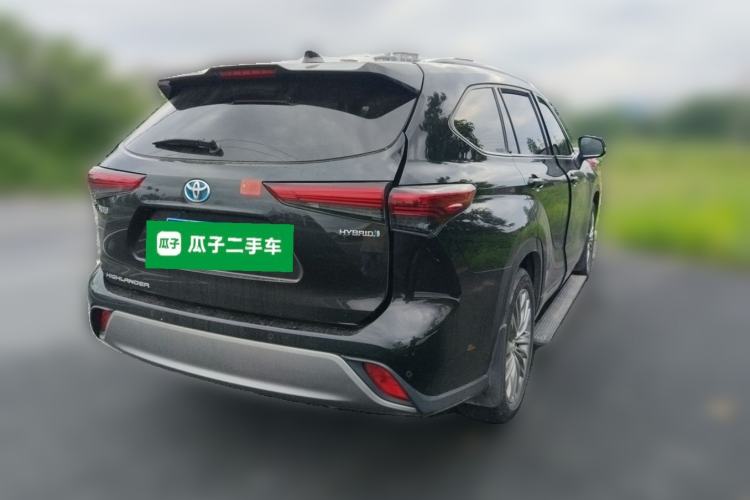 Used Toyota Highlander 2022 Dual-Engine 2.5L Two-Wheel Drive Prestige Edition 7-Seater Rear Right 45 Deg