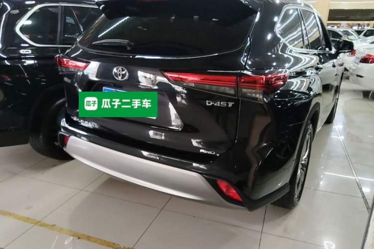 Used Toyota Highlander 2022 380T Four-Wheel Drive Prestige Edition 7-Seater Rear Right 45 Deg