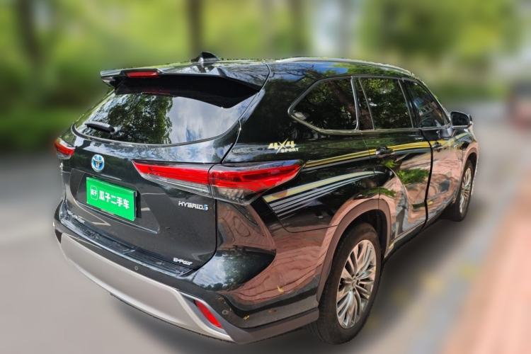 Used Toyota Highlander 2022 Dual-Engine 2.5L Four-Wheel Drive Prestige Version 7 Seats Rear Right 45 Deg