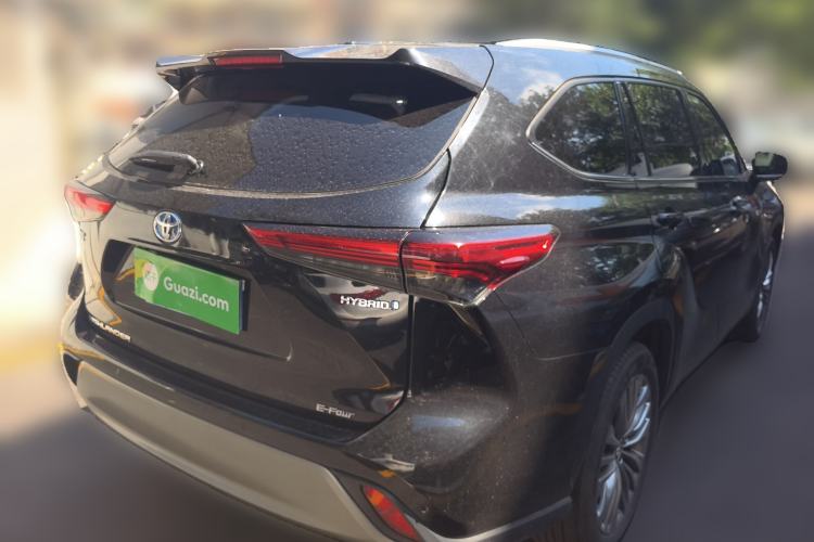 Used Toyota Highlander 2022 Dual-Engine 2.5L Four-Wheel Drive Prestige Version 7 Seats Rear Right 45 Deg