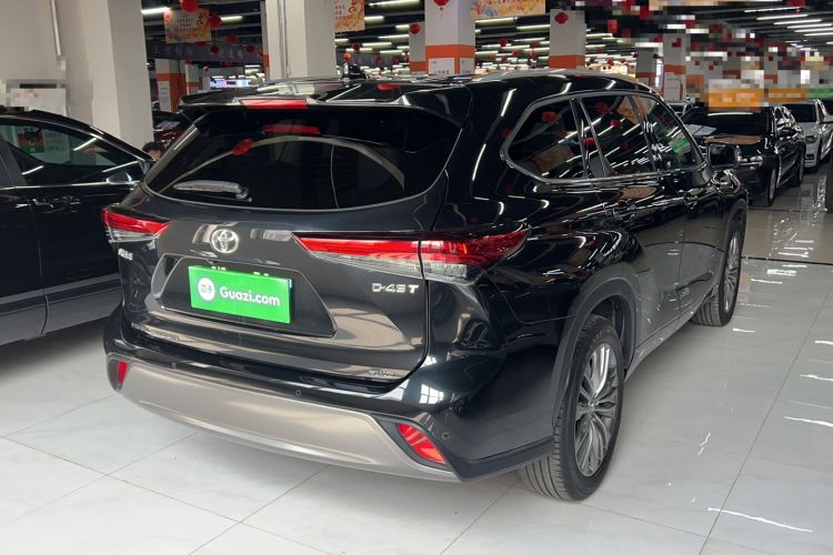 Used Toyota Highlander 2022 380T Four-Wheel Drive Prestige Edition 7-Seater Rear Right 45 Deg
