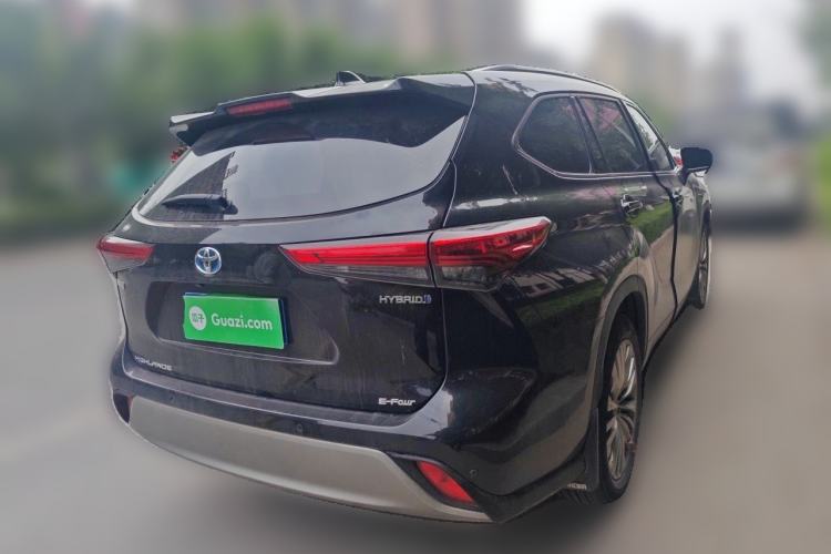 Used Toyota Highlander 2022 Dual-Engine 2.5L Four-Wheel Drive Prestige Version 7 Seats Rear Right 45 Deg