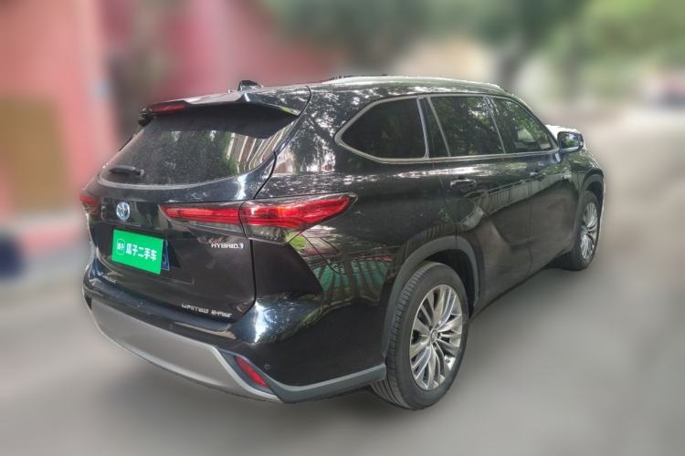 Used Toyota Highlander 2022 Dual-Engine 2.5L Four-Wheel Drive Supreme Edition 7-Seater Rear Right 45 Deg