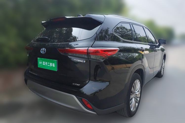 Used Toyota Highlander 2022 Dual-Engine 2.5L Four-Wheel Drive Prestige Version 7 Seats Rear Right 45 Deg