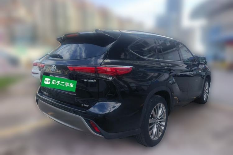 Used Toyota Highlander 2022 Dual-Engine 2.5L Four-Wheel Drive Prestige Version 7 Seats Rear Right 45 Deg