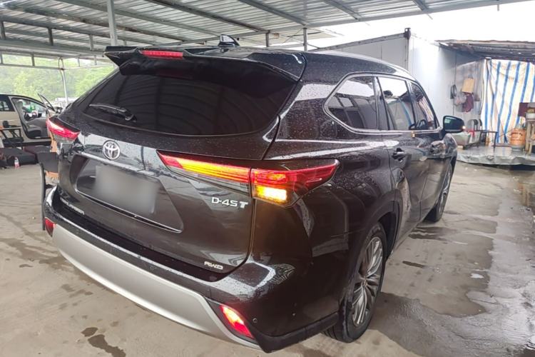 Used Toyota Highlander 2022 380T Four-Wheel Drive Prestige Edition 7-Seater Rear Right 45 Deg