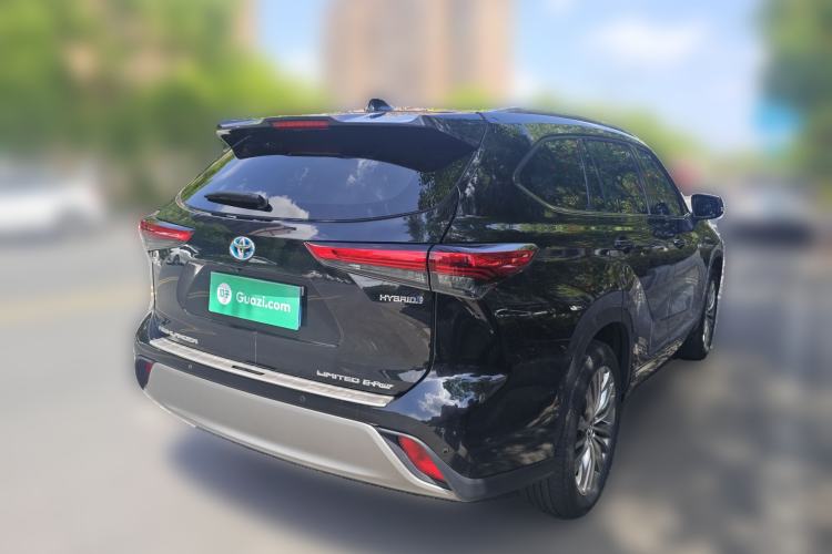 Used Toyota Highlander 2022 Dual-Engine 2.5L Four-Wheel Drive Supreme Edition 7-Seater Rear Right 45 Deg