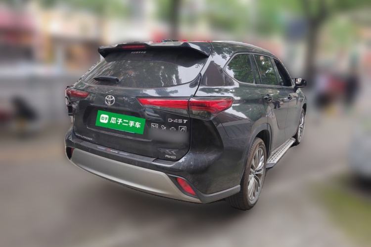 Used Toyota Highlander 2022 380T Four-Wheel Drive Prestige Edition 7-Seater Rear Right 45 Deg