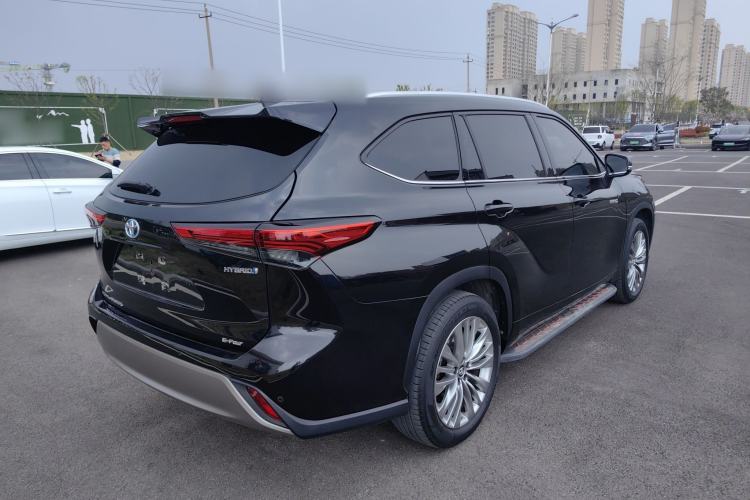Used Toyota Highlander 2022 Dual-Engine 2.5L Four-Wheel Drive Prestige Version 7 Seats Rear Right 45 Deg