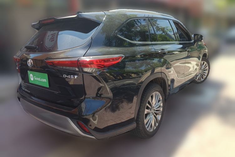 Used Toyota Highlander 2022 380T Four-Wheel Drive Prestige Edition 7-Seater Rear Right 45 Deg
