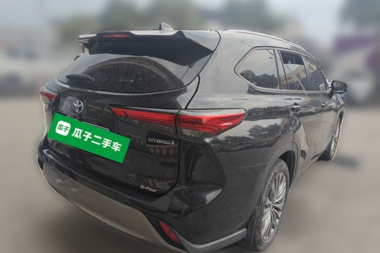 Used Toyota Highlander 2022 Dual-Engine 2.5L Four-Wheel Drive Prestige Version 7 Seats Rear Right 45 Deg