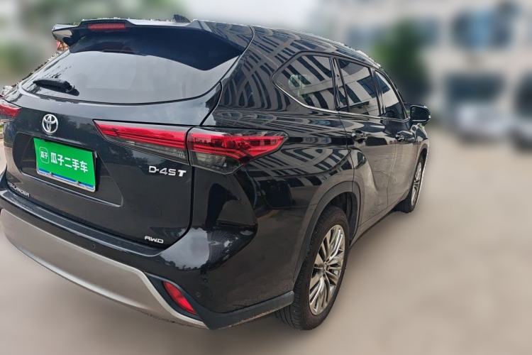Used Toyota Highlander 2022 380T Four-Wheel Drive Prestige Edition 7-Seater Rear Right 45 Deg