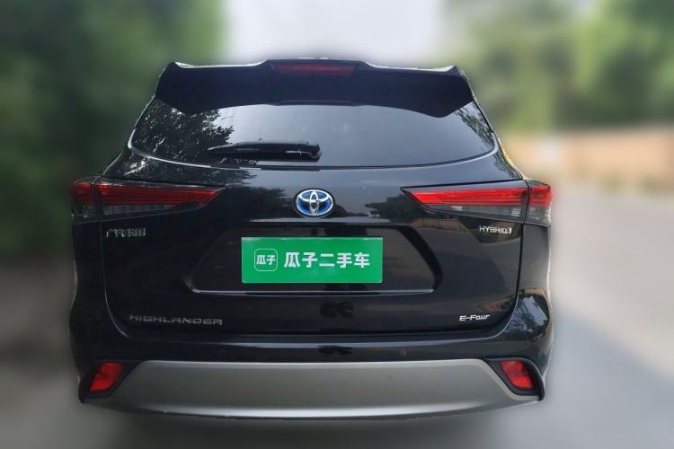 Used Toyota Highlander 2022 Dual-Engine 2.5L Four-Wheel Drive Prestige Version 7 Seats Rear