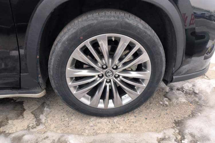 Used Toyota Highlander 2022 Dual-Engine 2.5L Four-Wheel Drive Prestige Version 7 Seats Right Front Wheel Hub