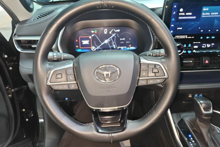 Used Toyota Highlander 2022 Dual-Engine 2.5L Four-Wheel Drive Supreme Edition 7-Seater Steering Wheel