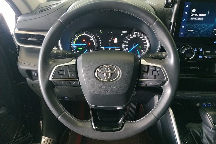 Used Toyota Highlander 2022 Dual-Engine 2.5L Four-Wheel Drive Prestige Version 7 Seats Steering Wheel