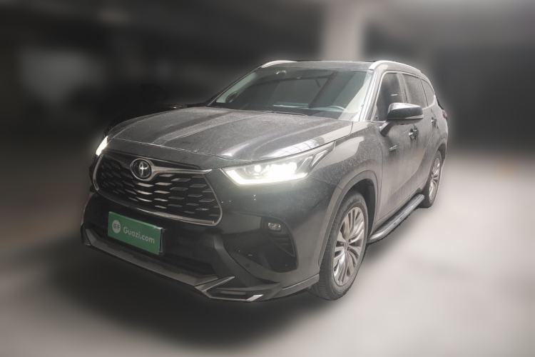 Used Toyota Highlander 2022 Dual-Engine 2.5L Four-Wheel Drive Supreme Edition 7-Seater Guazi used car, China used car export, Used car for sale, Used Toyota cars, Cheapest cars for sale