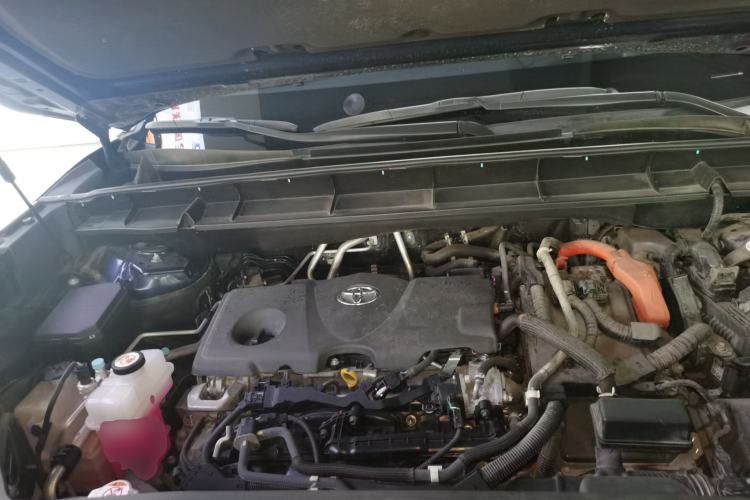 Used Toyota Highlander 2022 Dual-Engine 2.5L Four-Wheel Drive Prestige Version 7 Seats Engine Bay