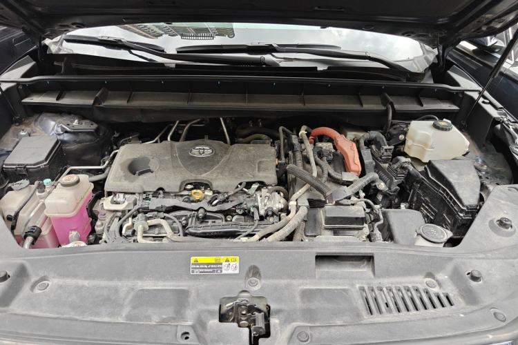 Used Toyota Highlander 2022 Dual-Engine 2.5L Four-Wheel Drive Prestige Version 7 Seats Engine Bay