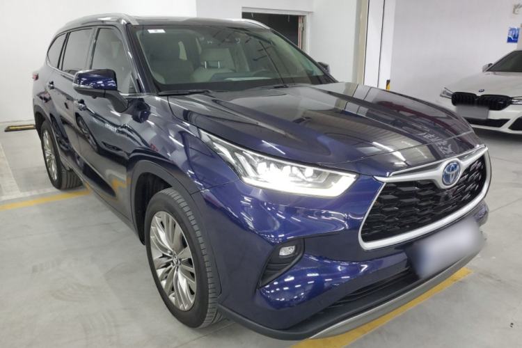Used Toyota Highlander 2022 Dual-Engine 2.5L Four-Wheel Drive Prestige Version 7 Seats Exterior 2
