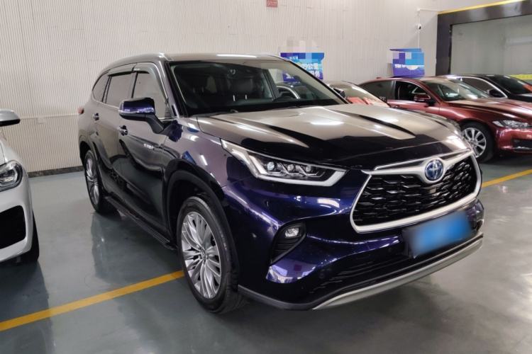 Used Toyota Highlander 2022 Dual-Engine 2.5L Four-Wheel Drive Prestige Version 7 Seats Exterior 2