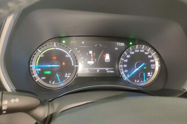 Used Toyota Highlander 2022 Dual-Engine 2.5L Four-Wheel Drive Prestige Version 7 Seats Instrument Cluster