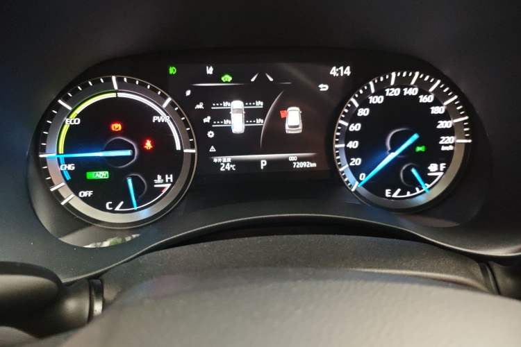 Used Toyota Highlander 2022 Dual-Engine 2.5L Four-Wheel Drive Prestige Version 7 Seats Instrument Cluster