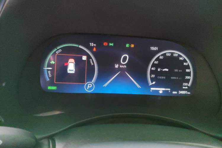 Used Toyota Highlander 2022 Dual-Engine 2.5L Four-Wheel Drive Supreme Edition 7-Seater Instrument Cluster
