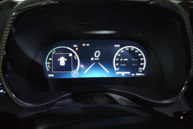 Used Toyota Highlander 2022 Dual-Engine 2.5L Four-Wheel Drive Supreme Edition 7-Seater Instrument Cluster