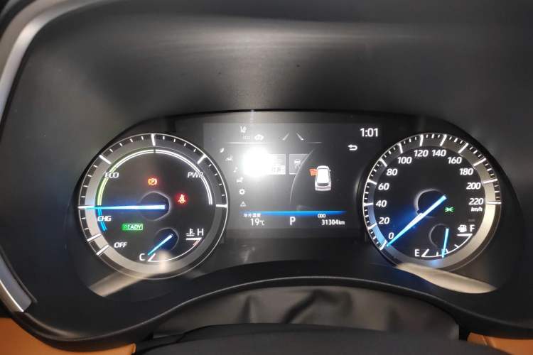 Used Toyota Highlander 2022 Dual-Engine 2.5L Four-Wheel Drive Prestige Version 7 Seats Instrument Cluster