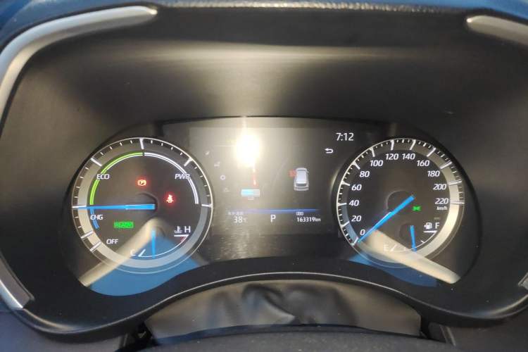 Used Toyota Highlander 2022 Dual-Engine 2.5L Two-Wheel Drive Elite Edition 5 Seats Instrument Cluster
