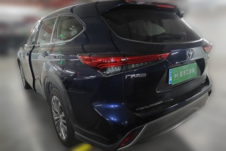 Used Toyota Highlander 2022 Dual-Engine 2.5L Four-Wheel Drive Prestige Version 7 Seats Rear Left 45 Deg