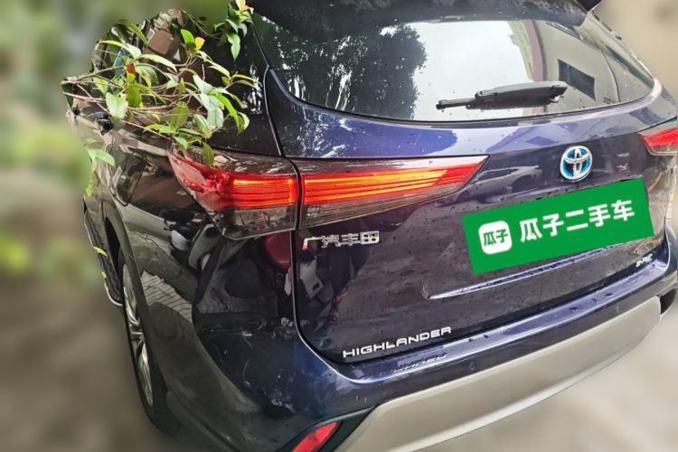 Used Toyota Highlander 2022 Dual-Engine 2.5L Four-Wheel Drive Prestige Version 7 Seats Rear Left 45 Deg