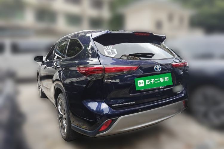 Used Toyota Highlander 2022 Dual-Engine 2.5L Four-Wheel Drive Prestige Version 7 Seats Rear Left 45 Deg