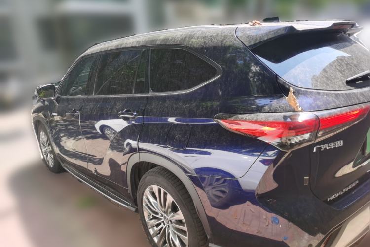 Used Toyota Highlander 2022 Dual-Engine 2.5L Four-Wheel Drive Prestige Version 7 Seats Rear Left 45 Deg